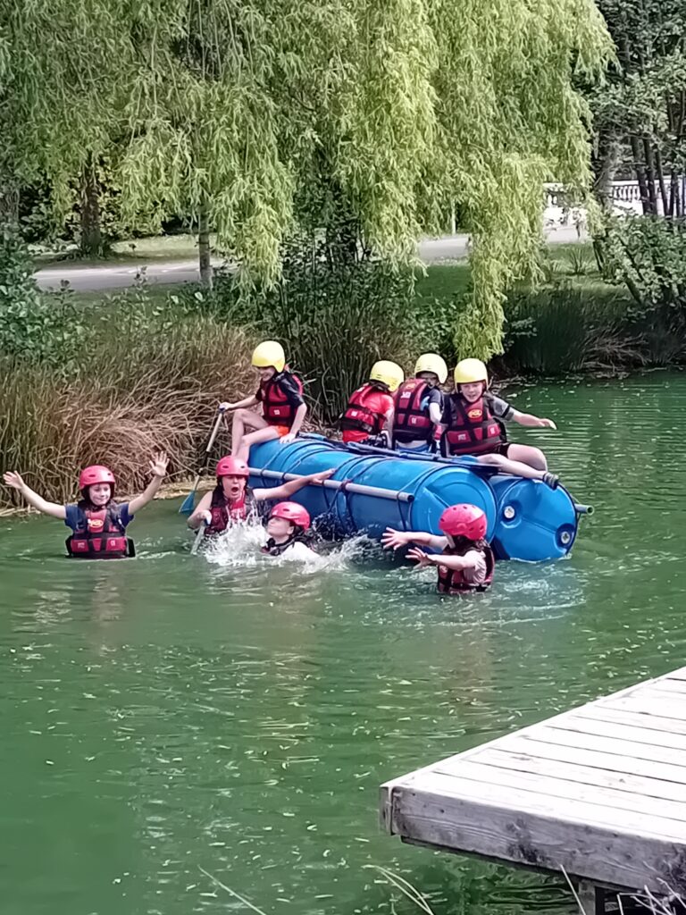 Students on their PGL residential