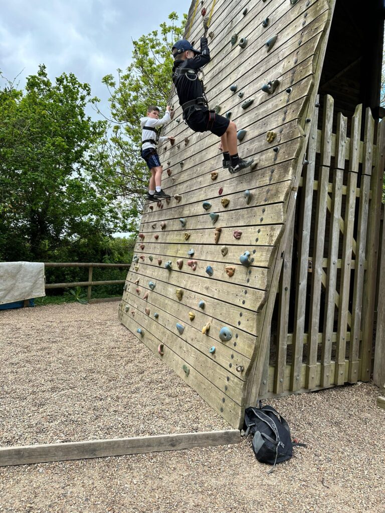 Students on their PGL residential